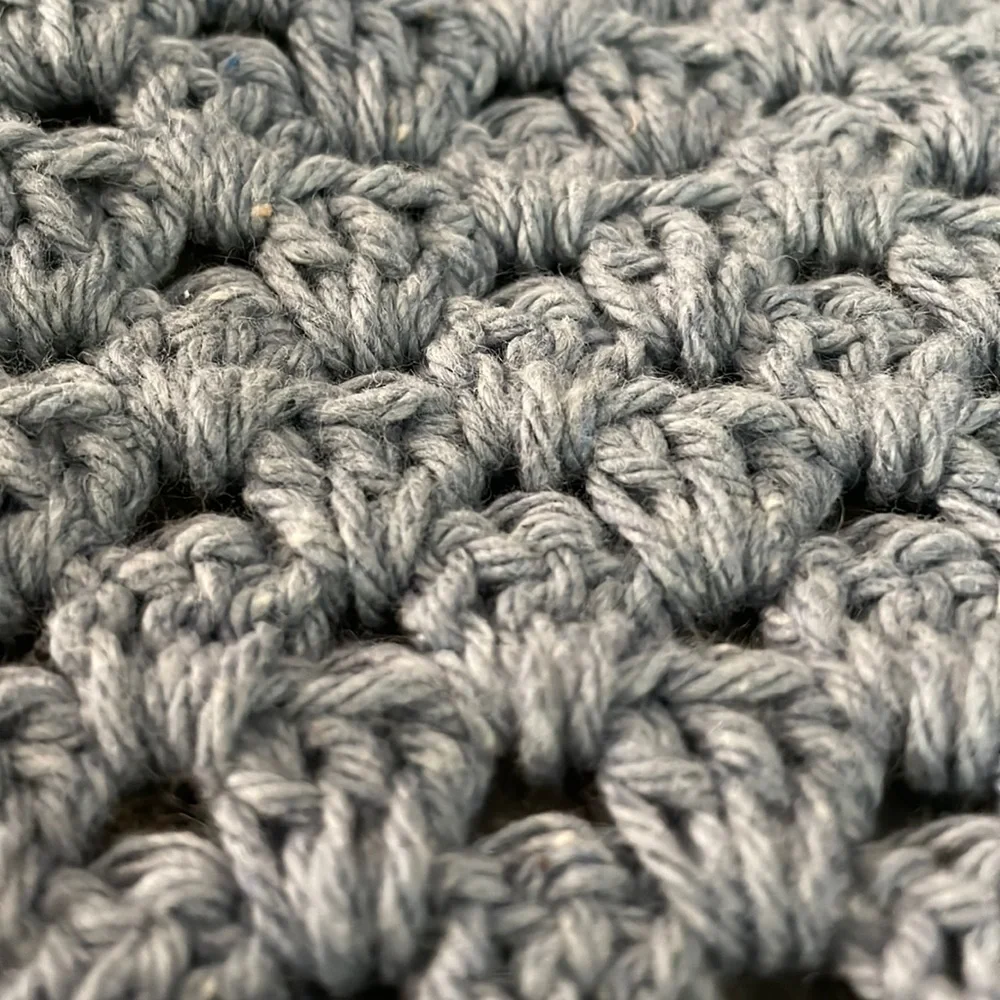 2 Hand Crafted Crochet Washcloths Crochet Dishcloths 100% Cotton - Granny Square